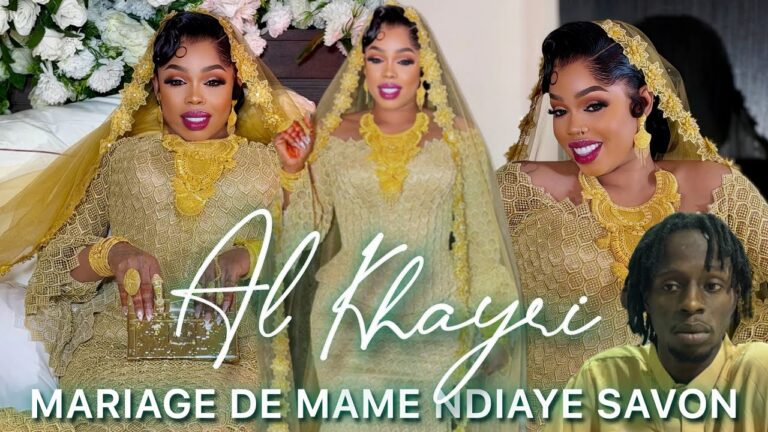 (Vidéo)- Les premieres images du mariage de Mame Ndiaye Savon avec…