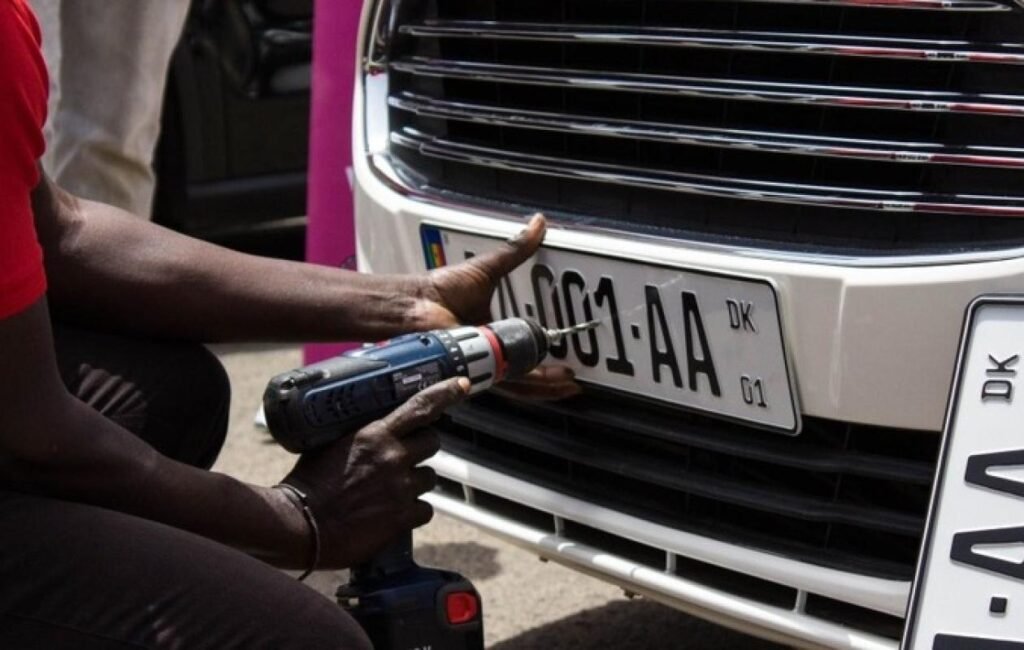 plaques d’immatriculation