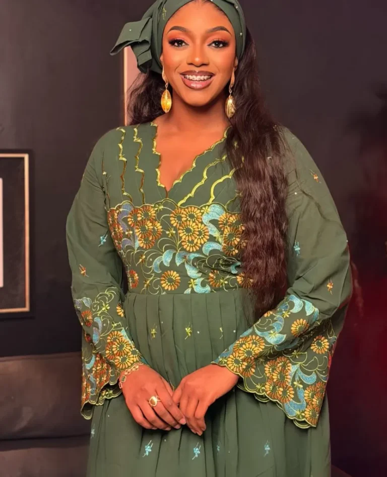 Maty Rose envoûte Keur Wally : son élégante tenue verte fait sensation