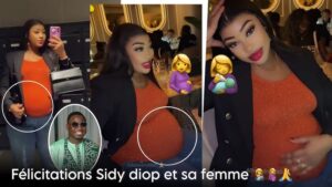 Photos de maternité : le détail physique de l’épouse de Sidy Diop qui a surpris le public avant son accouchement