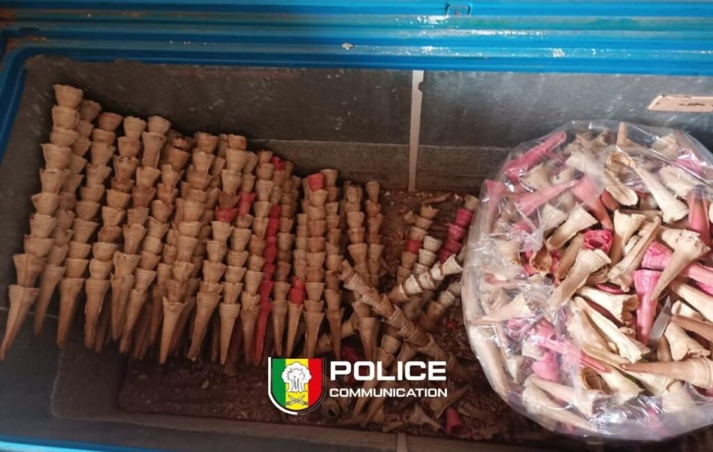 Des glaces fabriquées à même le sol