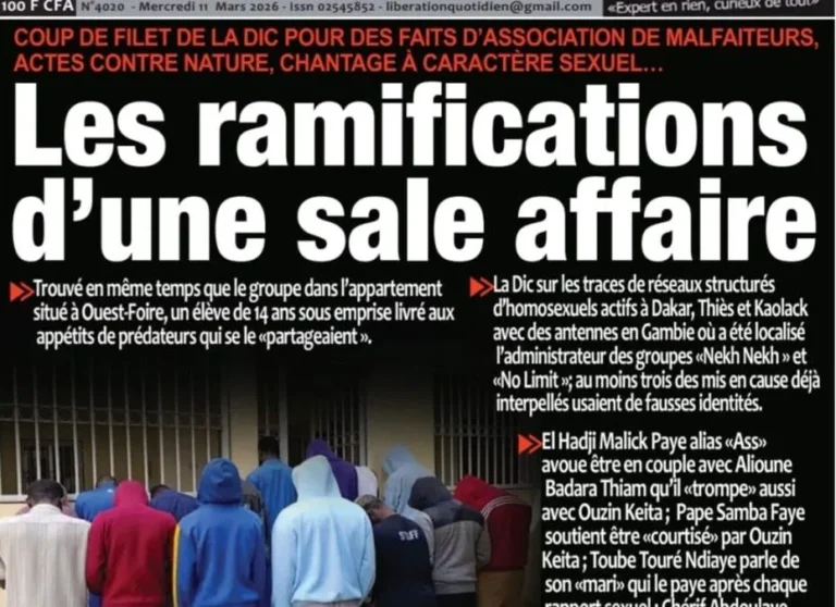 Découvrez les Unes des journaux sénégalais du mercredi 11 mars 2026
