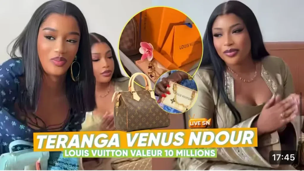 Vénus Ndour au mariage de Kiné Ndiaye Rose