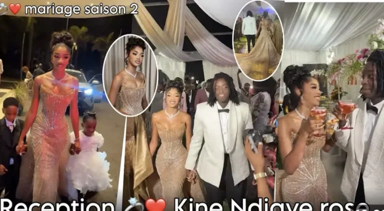 (Vidéo) – Mariage de Kiné Ndiaye : la mariée affiche une belle complicité avec son époux…
