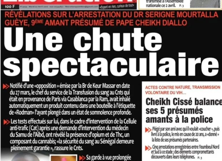 DÉCOUVREZ LES UNES DES JOURNAUX SÉNÉGALAIS DU MARDI 07 AVRIL 2026