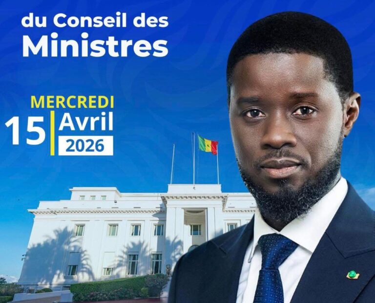 Communiqué du Conseil des Ministres du Mercredi 15 Avril 2026