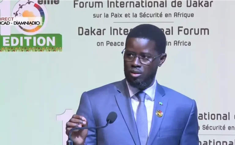 Forum de Dakar : Diomaye Faye plaide pour une Afrique souveraine et actrice de sa sécurité