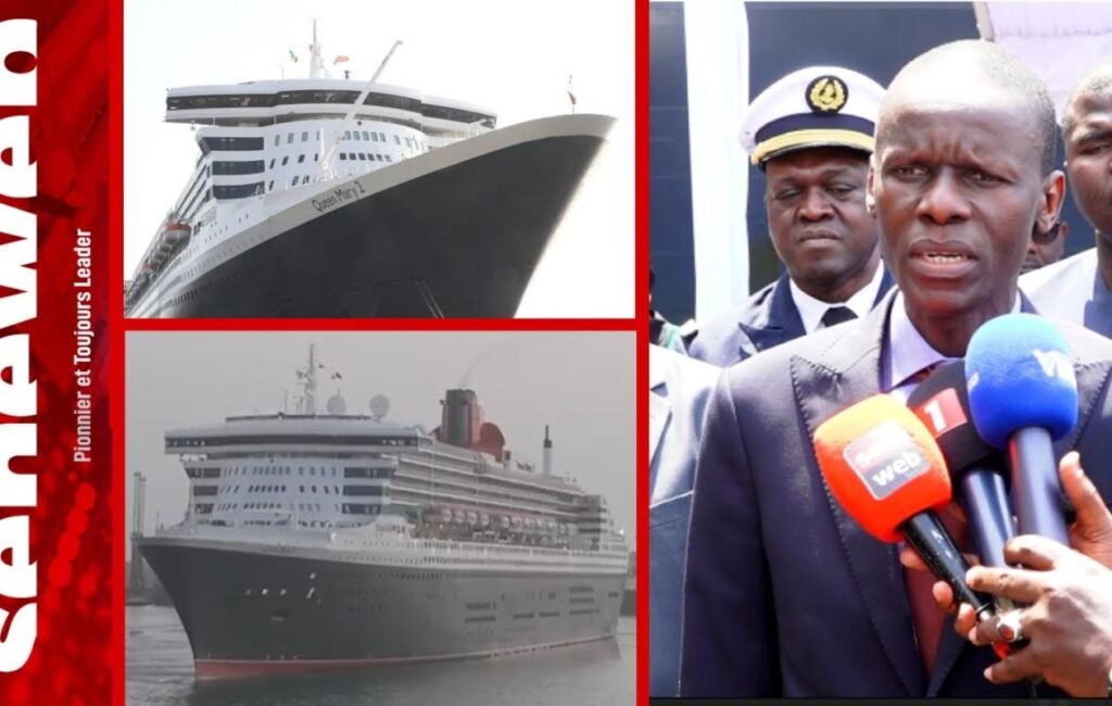 L'accueil de ce géant des mers a nécessité une précision technique rigoureuse. Comme l'explique le service VTS (gestion du trafic maritime), une équipe de pilotes de choix a été mobilisée pour assister le navire dans les approches les plus critiques de la navigation. « Accueillir un navire de 345 mètres est exceptionnel ; il a fallu s'assurer de la profondeur des quais, du chenal d'accès et du bassin d'évitage avant l'accostage final au môle 1 », précisent les services techniques du port. ​À leur descente du navire, les touristes en escale ont esquissé quelques pas de danse ou contemplé la richesse culturelle sénégalaise. Une richesse qu’ils ont pu emporter en souvenir grâce aux marchands d’objets d’art installés dans un espace spécialement aménagé. Au vu de l’ampleur historique de l’événement, le gouvernement sénégalais était représenté par Amadou Ba, ministre de la Culture, de l’Artisanat et du Tourisme, et le Dr Adama Ndiaye, directeur général de l’ASPT, aux côtés de Waly Diouf Bodiang, directeur général du Port, et du Pr Ngouda Mboup, président du conseil d’administration. ​Parti de Cape Town, en Afrique du Sud, le Queen Mary 2 effectue à Dakar l’une de ses rares escales sur le continent avant de rejoindre l’Espagne. Le ministre Amadou Ba y voit un marqueur fort de l’attractivité de la destination Sénégal : « Avec cette escale d’une journée, plus de 1 000 personnes ont fait des excursions à Dakar. Cela nous oblige à repenser notre stratégie pour faire du tourisme de croisière l’un de nos piliers ». ​Le directeur général du port, Waly Diouf Bodiang, affiche de grandes ambitions. Selon lui, le port est en train de reprendre sa place d'antan : « Si un paquebot de cette nature ne s'arrête en Afrique de l'Ouest qu'au Sénégal, cela prouve que nous redevenons un hub majeur ». Il a également évoqué un projet de transformation d'envergure visant à créer une marina moderne sur le site actuel du port après son déménagement partiel vers Ndayane. « Nous voulons une marina qui ressemble à ce qu'il y a de mieux dans le monde, comme à Dubaï, pour repositionner Dakar comme hub touristique mondial », a-t-il affirmé.