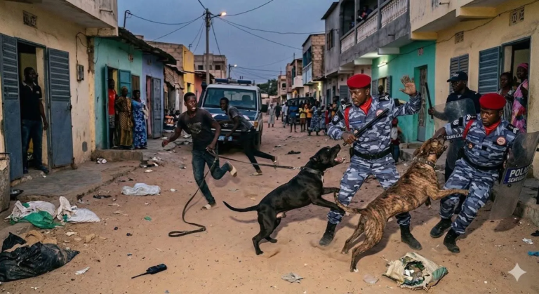 Yeumbeul : un gang de dealers démantelé, quatre pitbulls abattus lors de l'assaut