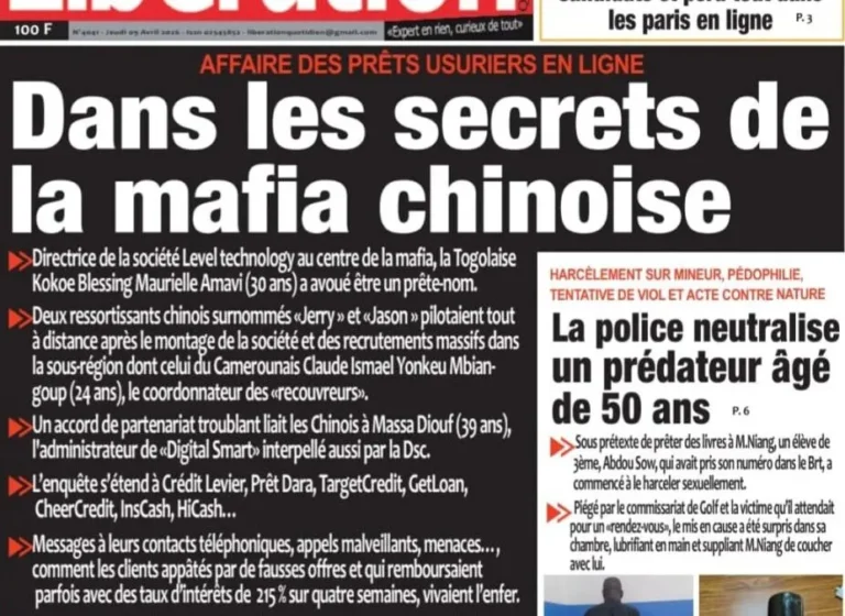 DÉCOUVREZ LES UNES DES JOURNAUX SÉNÉGALAIS DU JEUDI 09 AVRIL 2026