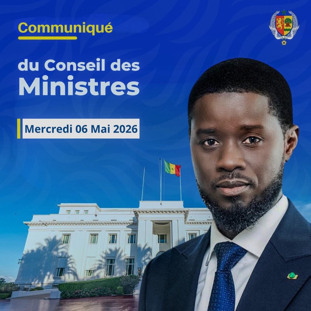 communiqué du Conseil des ministres