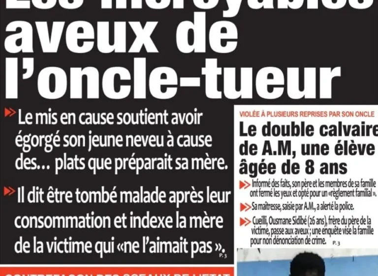 Découvrez les Unes des journaux sénégalais du jeudi 07 mai 2026