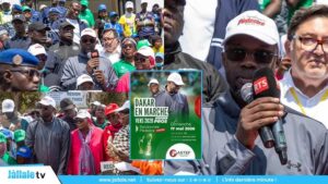 RANDONNÉE PEDESTRE PATRIOTIQUE DE DAKAR CONGRÈS DE PASTEF : Abass Fall fait fort et donne une avance forte, Sonko, assailli, renonce à marcher