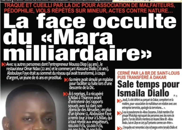 Découvrez les Unes des journaux sénégalais du lundi 04 mai 2026