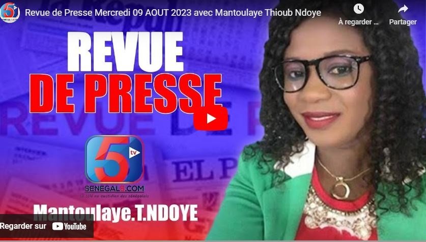 Revue de Presse Wolof Zik FM : Mercredi 13 Mai 2026 avec Mantoulaye Thioub Ndoye Revue de Presse Wolof Zik FM : Mercredi 13 Mai 2026 avec Mantoulaye Thioub Ndoye