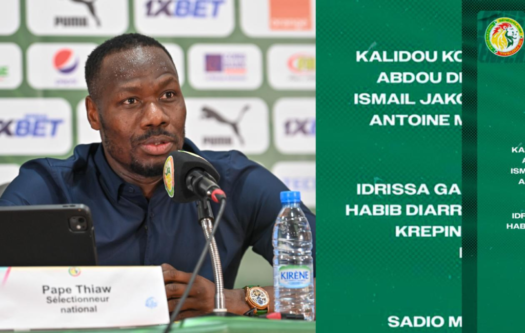 Coupe du monde 2026 : Pape Thiaw dévoile une liste de 28 joueurs, avec Bara Ndiaye et Moustapha Mbow, mais sans Malang Sarr