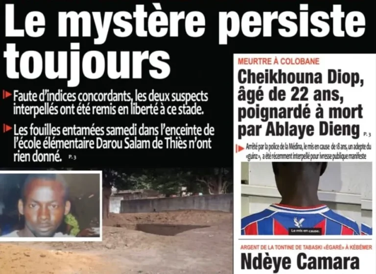 Découvrez les Unes des journaux sénégalais du mardi 12 mai 2026