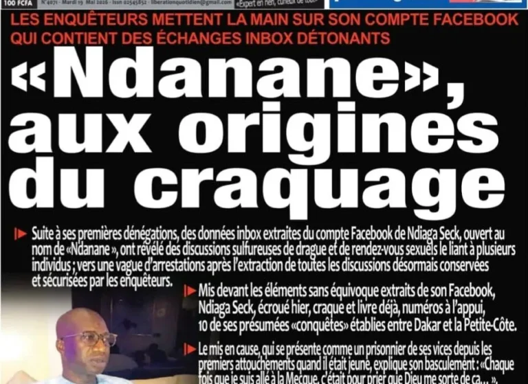 Découvrez les Unes des journaux sénégalais du mardi 19 mai 2026