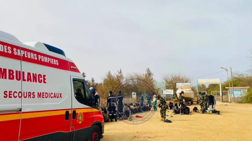 Saint-Louis : 126 candidats à la migration irrégulière secourus après huit jours en mer